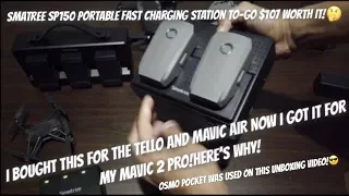 Dji Mavic 2 Pro/Zoom Power Hub To Go Station Smatree SP150:Drone Drop Box Unboxing for $107!🤔