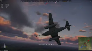 WarThunder - Me 262 A-1/U4 dogfight