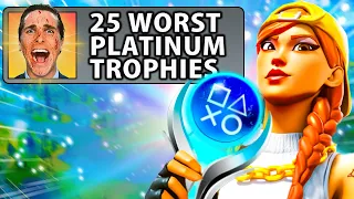 25 PSYCHOTIC Platinums with INSANE Requirements