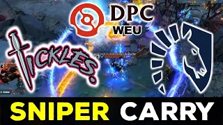 LIQUID vs TEAM TICKLES - LAST PICK SNIPER !! DPC WEU DIVISION I DOTA 2