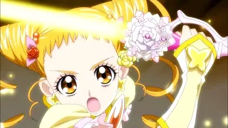 [1080p] Precure Rainbow Rose Explosion! (Yes! Precure 5! GoGo Group Attack)