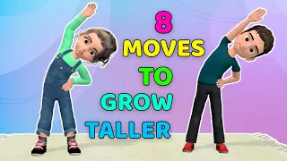 Grow Taller With 8 Fun Exercises - Kids Workout