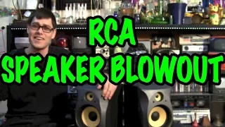 SPEAKER BLOWOUTS! - RCA Bookshelf Speakers