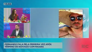 Fernando fala pela primeira vez após término de noivado com Maiara