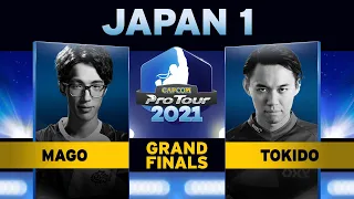 Mago (Cammy) vs. Tokido (Urien) - Grand Final - Capcom Pro Tour 2021 Japan 1