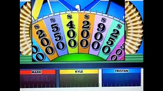 Wheel of Fortune BigJon's Season 1 Episode 18 leafsfan18 Vs. xKMHx and Tristan Bauer