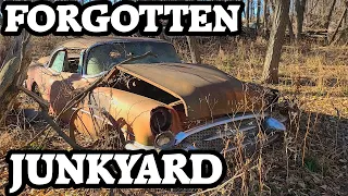 Forgotten Old Cars in a Private Junkyard - Junkyard Tour!