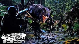 The Tyrannosaurus Rex's Attack The Camp | The Lost World: Jurassic Park | Sci-Fi Station