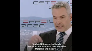 Bundeskanzler Karl Nehammer | Rede zur Zukunft der Nation | Grüner Wasserstoff