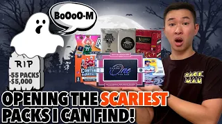 OPENING 55 OF THE SCARIEST SPORTS CARDS PACKS ($5,000)! 👻😱