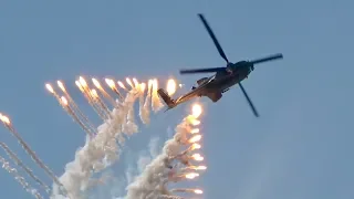 Eurocopter TH98 Cougar AS-532UL Super Puma Swiss Air Force flying Display Emmen AirShow 2019