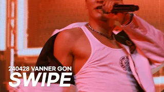 [4K fancam] 240428 배너 곤 세로직캠 | 엔시티 태용+텐 SWIPE (스와이프) | 1st 단독 콘서트 [THE FLAG : A TO V] 막콘 #GON #커버댄스