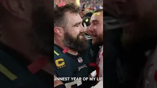 Kelce Brothers Congratulate Each Other Following Super Bowl LVII 🥺 #shorts