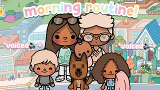 Family Morning Routine In A *NEW HOUSE* || voiced 🔊 || Toca Life World 🌎