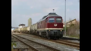 Ludmillagesänge vor dem 2500t Melassezug Könnern-Bernburg-Dessau am 10.04.2019