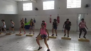 AULA DE STEP: COREOGRAFIA VOANDO PRO PARÁ (BANDA CALYPSO)