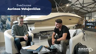 Įranga, maistas ir tolimesni planai. Interviu su Aurimu Valujavičiumi. Garant Boats & Yachts