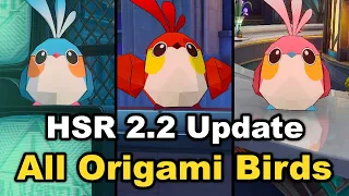 Honkai Star Rail 2.2 - All Origami Bird Locations (Origami Birds)