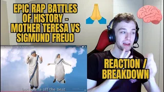 Aussie's Blind Reaction/Breakdown to ERB Mother Teresa vs Sigmund Freud! - They Both Went Personal!