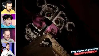 Реакция Летсплейщиков на Скример Сгустка в Five Nights at Freddy’s Security Breach