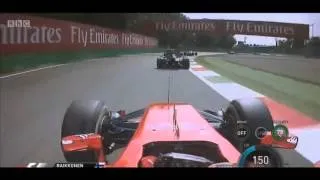 F1 2014 - Massa & Raikkonen Onboard Start In Italy[HD]