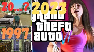 Evolution of Grand Theft Auto 1997 - 2023 [ History Of GTA Games ] #evolution  #grandtheftauto