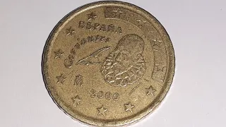 50 Euro Cent 2000 Spain (Rare Coin) Coin For Sale