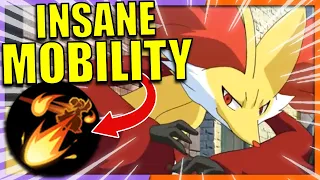 FLAME CHARGE DELPHOX HAS INSANE MOBILITY!! Can it compete with Fire Spin? | Pokemon Unite