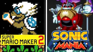 Super Mario Maker 2: Hard Boiled Heavies Boss Rush Comparison