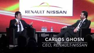 Nissan President & CEO Carlos Ghosn speaks at 2016 Automotive News World Congress