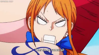 Nami fell angry when sanji make food for other ladies