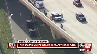 2 motorcycles collide in fatal hit-and-run, motorcyclist falls from overpass