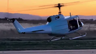 Vario Turbine UH-1 Huey maiden flight HSM24