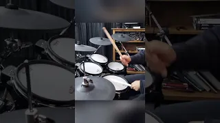 Double Stroke Roll in a ROCK Groove | Drum Rudiments | Hand Technique | Electronic Drums #shorts