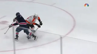 Alex Ovechkin with a great move and pass