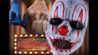 Scary Clown Silicone Mask Painting