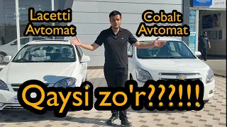 Gentra AVTOMAT vs Cobalt AVTOMAT! QAYSI ZO'R?