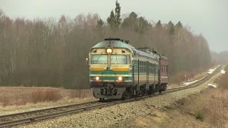 Дизель-поезд ДР1А с путеизмерителем 2 / DR1A DMU with track measurement car 2