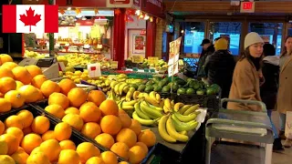 Food Market in Toronto (incl. current prices) - St. Lawrence Market, Canada, 2022