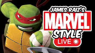 Drawing TMNT in a MARVEL STYLE! LIVE!