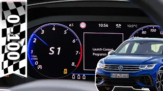 VW Tiguan R: 0-100 km/h, Race Mode, Soundcheck mit Akrapovič / Acceleration 0-60 mph