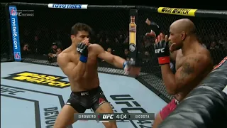 Paulo Costa landed perfect left hook right on the chin of Yoel Romero