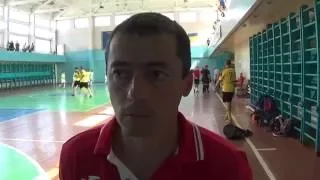 2016 07 22 Иван Скицко после матча МКВ Ураган 2 2 Кубок Водяна Футзал