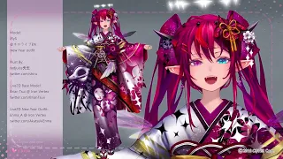 Live2D IRyS Hololive EN New Year outfit