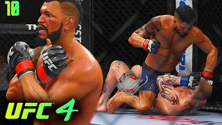 UFC 4 Career Mode EP 11: Legendary CPU Trash Talker Got Destroyed! UFC 4 Career Mode Gameplay