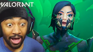 Overwatch Fan Reacts to VALORANT (Agent Abilities & Spike Rush)