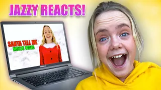 Santa Tell Me! Funny Bloopers and Reactions with Jazzy Skye