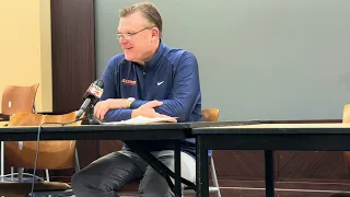 Michigan postgame: Illinois head coach Brad Underwood