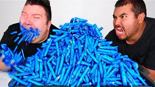 Matt Stonie's 10,000 Calorie EXTREME BLUE HEAT Takis Fuego Challenge