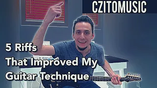 5 riffs that improved my guitar technique (with TABS) | Guitar Lesson